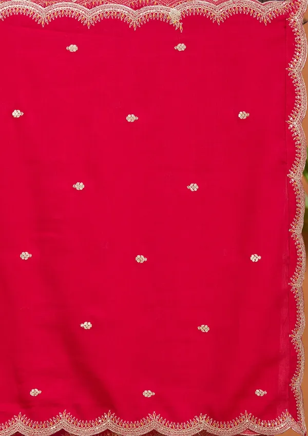 Rani_Pink_Zariwork_Gold_Soft_Raw_Silk_Readymade_Salwar_Suit