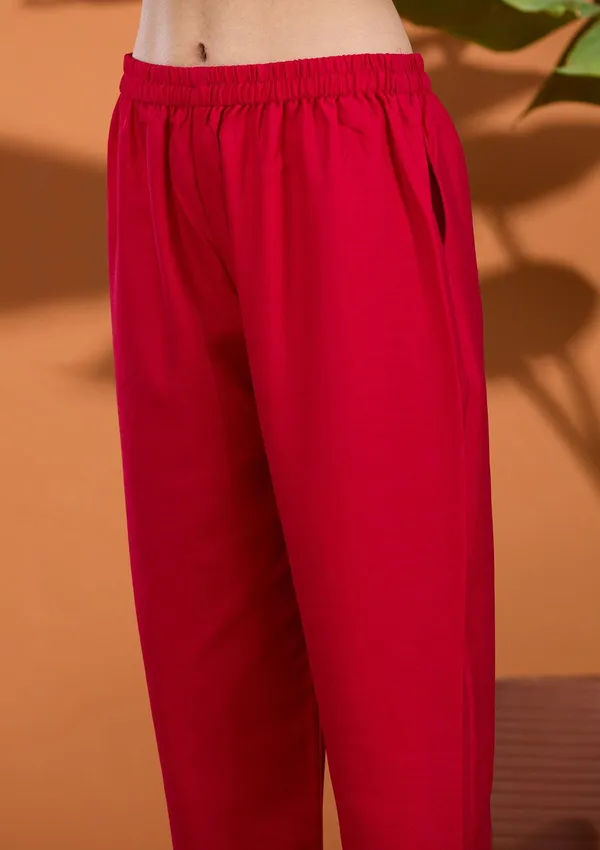 Rani_Pink_Zariwork_Gold_Soft_Raw_Silk_Readymade_Salwar_Suit