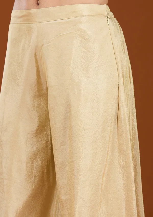 Beige_Zariwork_Gold_Satin_Readymade_Salwar_Suit