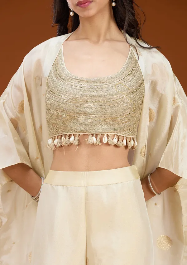 Cream_Cutdana_Georgette_Readymade_Salwar_Suit