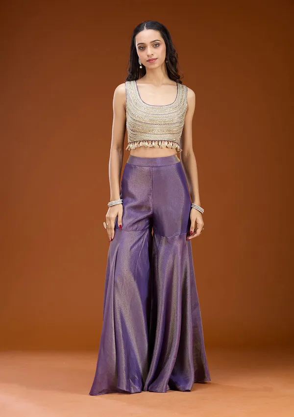 Purple_Sequins_Georgette_Readymade_Salwar_Suit