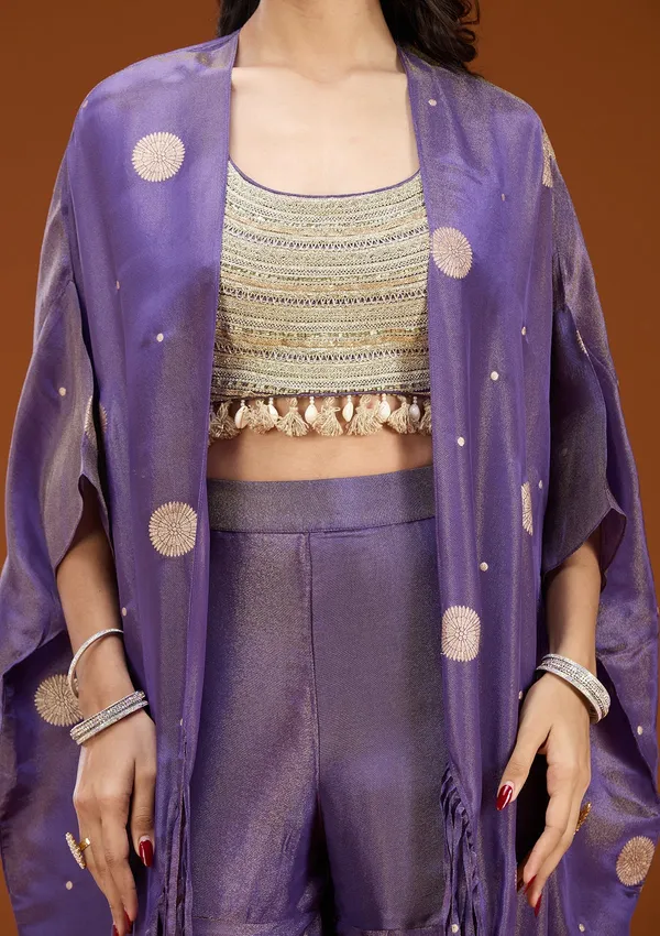 Purple_Sequins_Georgette_Readymade_Salwar_Suit
