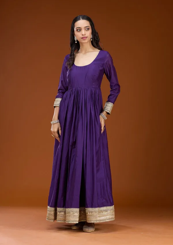 Purple_Cording_Tissue_Readymade_Salwar_Suit