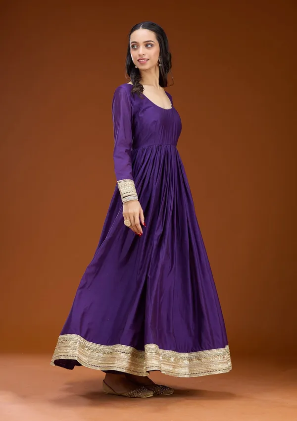 Purple_Cording_Tissue_Readymade_Salwar_Suit