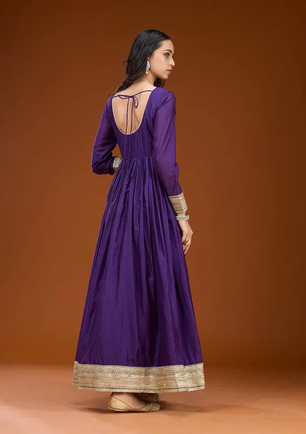Purple_Cording_Tissue_Readymade_Salwar_Suit