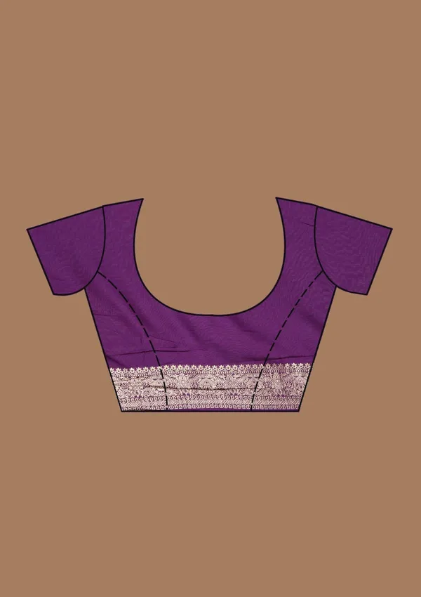 Purple_Zariwork_Gold_Georgette_Silk_Saree