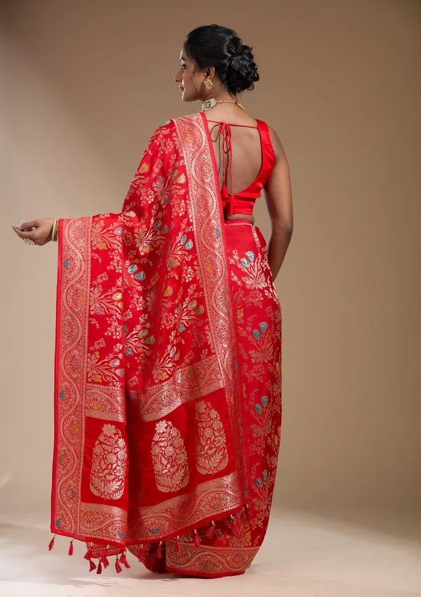 Red_Zariwork_Gold_Satin_Silk_Saree
