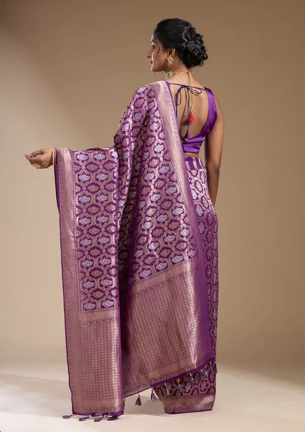 Purple_Zariwork_Gold_Georgette_Silk_Saree