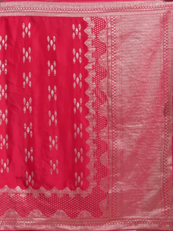 Rani_Pink_Zariwork_Gold_Satin_Silk_Saree