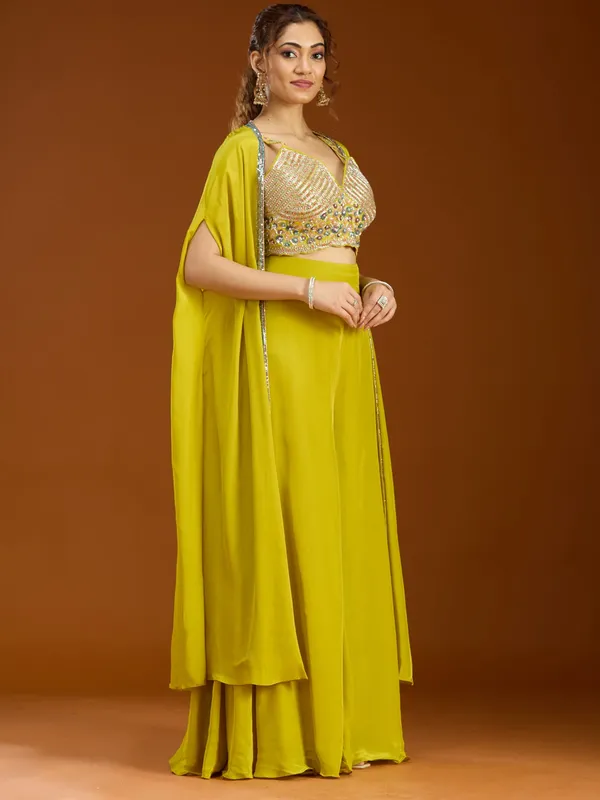 Lemon_Yellow_Cutdana_Georgette_Readymade_Salwar_Suit