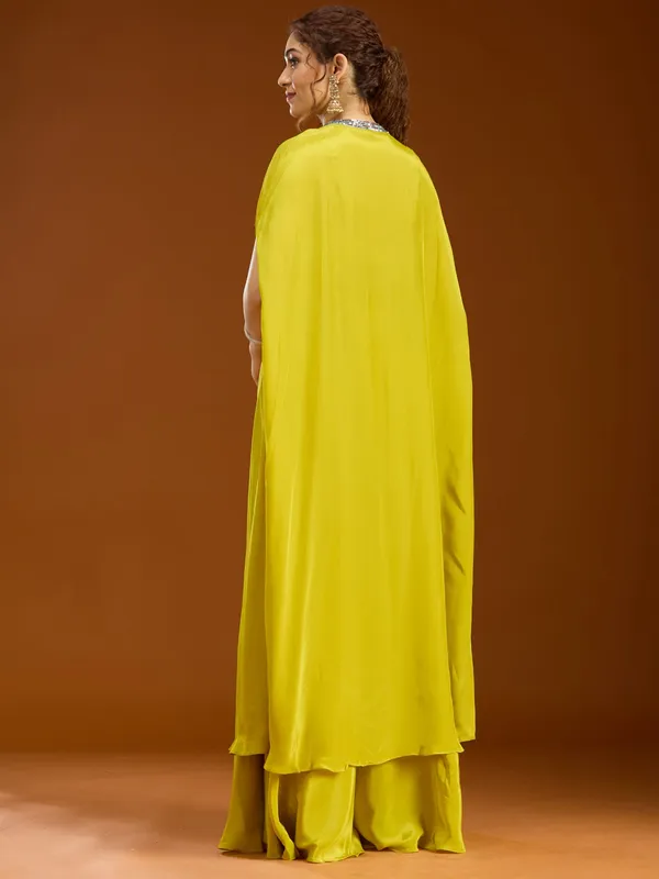 Lemon_Yellow_Cutdana_Georgette_Readymade_Salwar_Suit