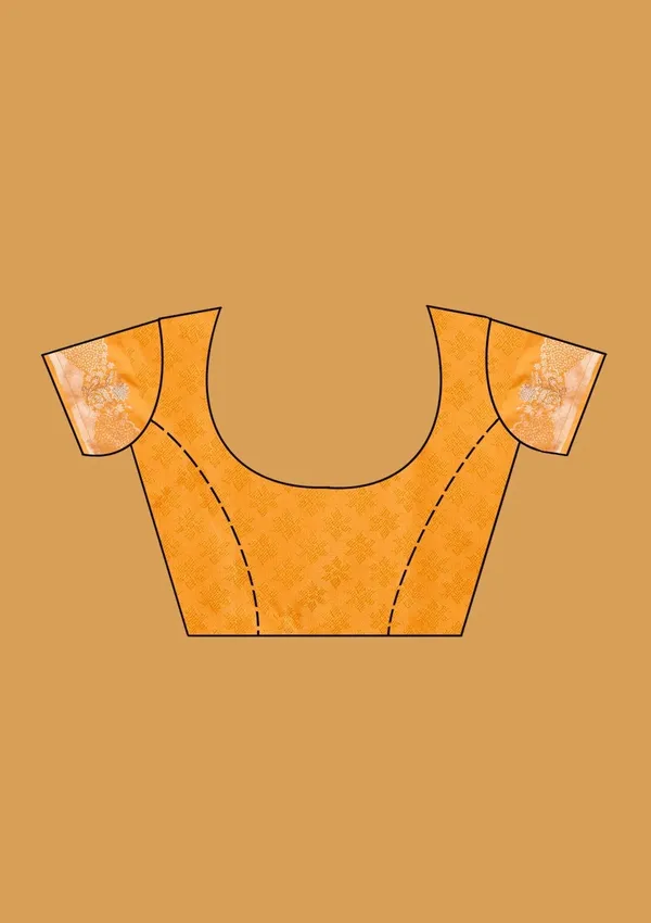 Mustard_Silk_Buti_Gold_Stonework_Saree_With_Matching_Blouse_Piece