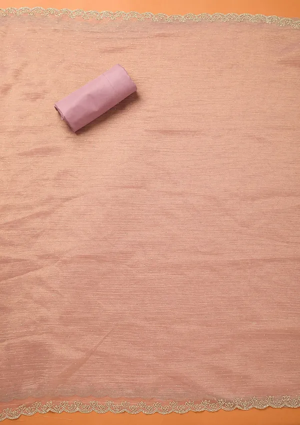 Lavender_Tissue_Gold_Stonework_Unstitched_Dress_Material_With_Matching_Bottom_And_Dupatta