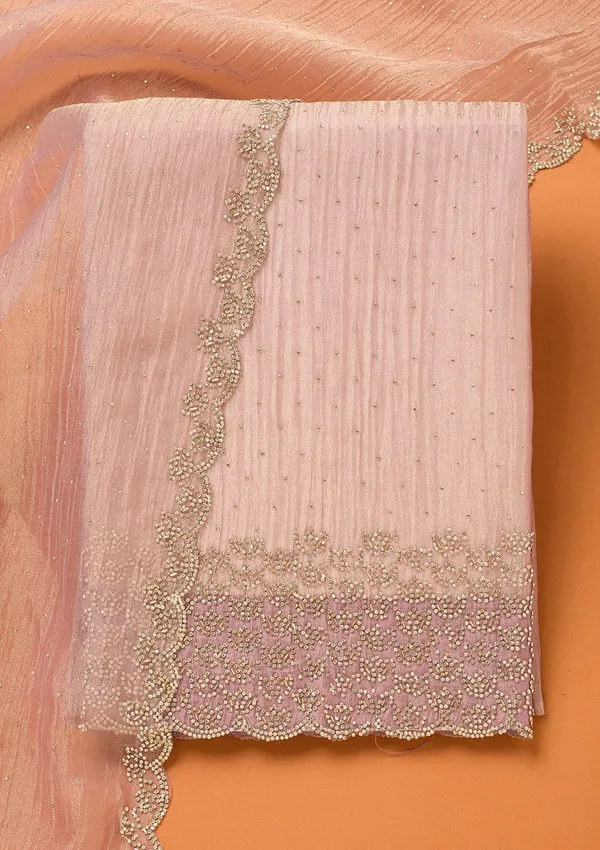 Lavender_Tissue_Gold_Stonework_Unstitched_Dress_Material_With_Matching_Bottom_And_Dupatta