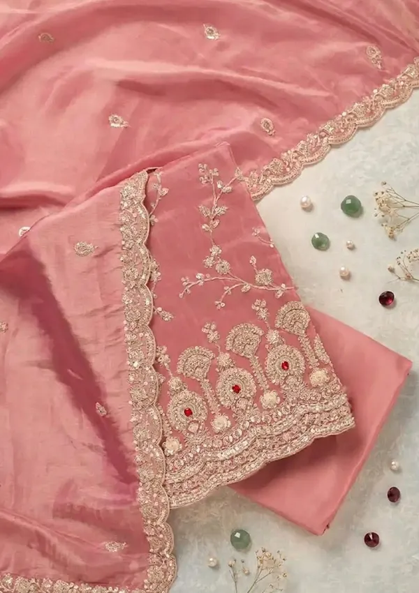 Onion_Pink_Tissue_Cutdana_Unstitched_Dress_Material_With_Matching_Bottom_And_Dupatta