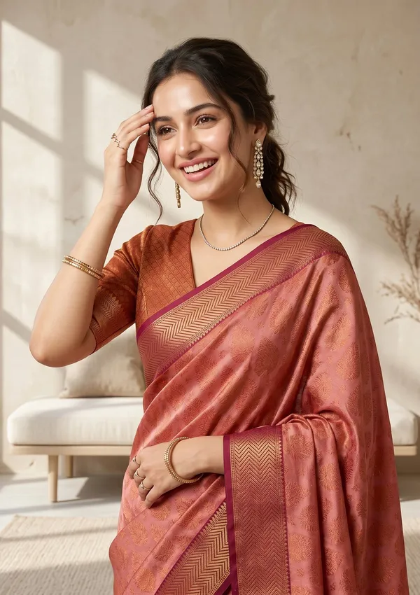 Onion_Pink_Soft_Raw_Silk_Jaal_Saree_With_Matching_Blouse_Piece