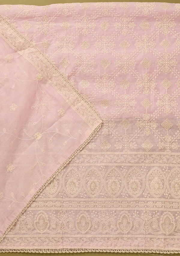 Baby_Pink_Cotton_Threadwork_Unstitched_Dress_Material_With_Matching_Bottom_And_Dupatta