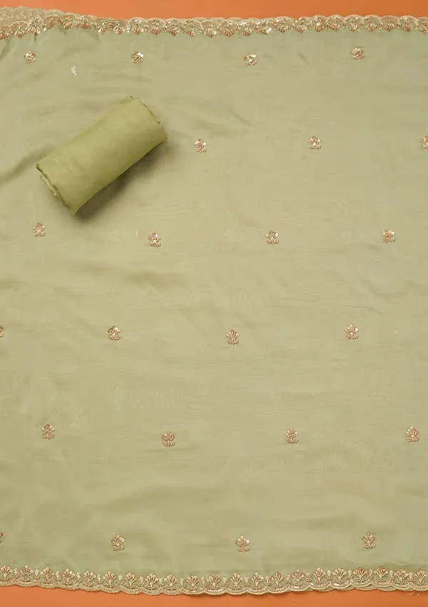 Sea_Green_Tissue_Cutdana_Unstitched_Dress_Material_With_Matching_Bottom_And_Dupatta