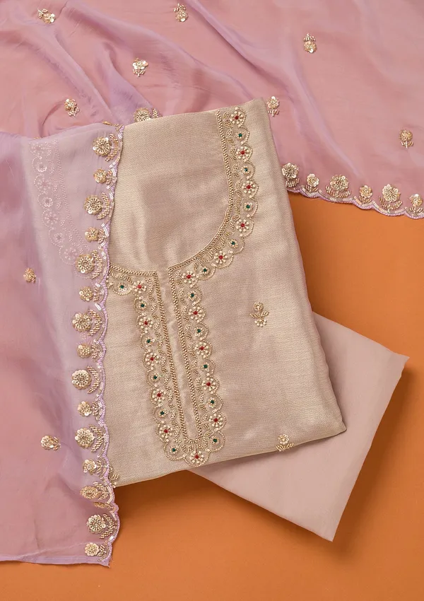 Lavender_Tissue_Cutdana_Unstitched_Dress_Material_With_Matching_Bottom_And_Dupatta