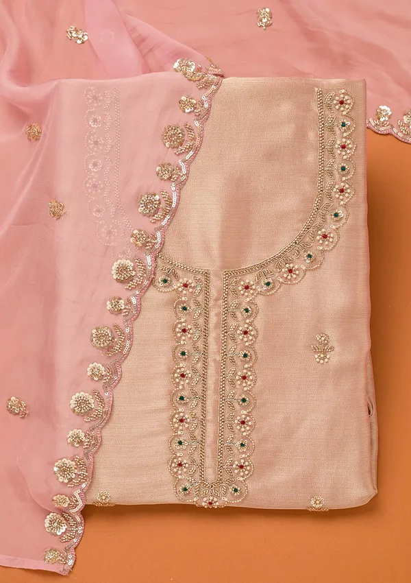 Baby_Pink_Tissue_Cutdana_Unstitched_Dress_Material_With_Matching_Bottom_And_Dupatta
