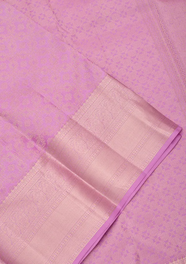 Light_Lavender_Silk_Jaal_Gold_Zariwork_Saree_With_Matching_Blouse_Piece