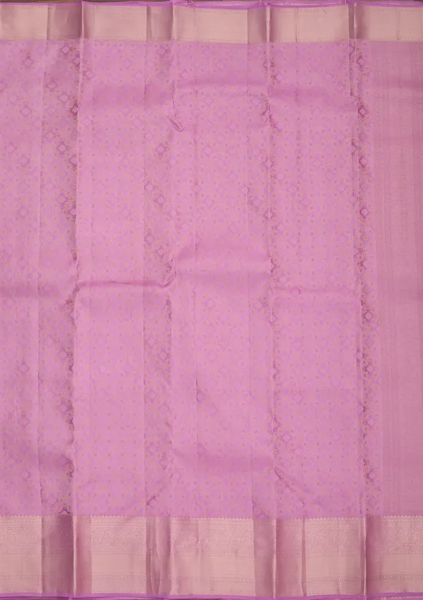 Light_Lavender_Silk_Jaal_Gold_Zariwork_Saree_With_Matching_Blouse_Piece