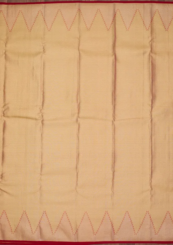 Gold_Silk_Jaal_Gold_Zariwork_Saree_With_Matching_Blouse_Piece
