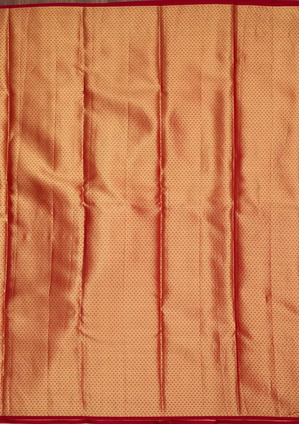 Gold_Silk_Jaal_Gold_Zariwork_Saree_With_Matching_Blouse_Piece