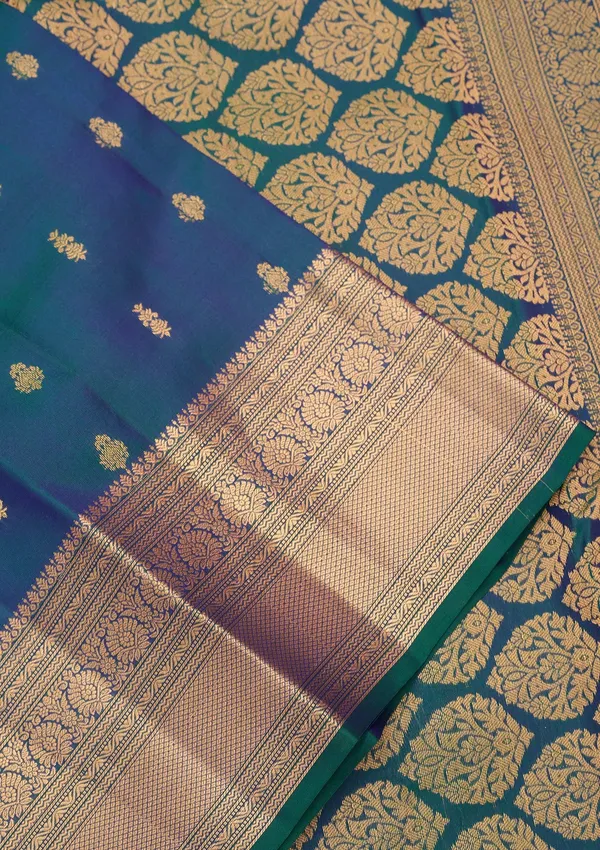 Blue_Kanjivaram_Pure_Silk_Saree