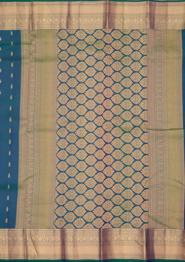 Blue_Kanjivaram_Pure_Silk_Saree