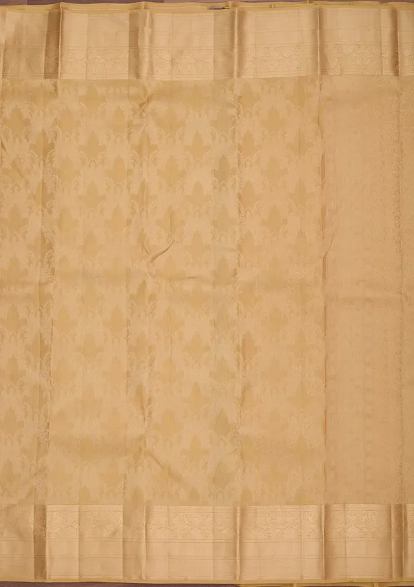 Beige_Pure_Silk_Jaal_Gold_Zariwork_Saree_With_Matching_Blouse_Piece