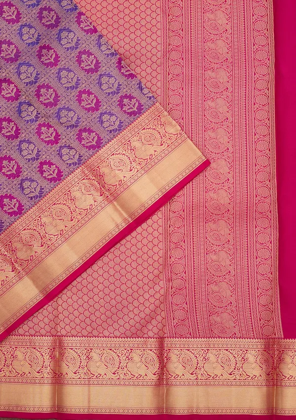 Purple_Silk_Jaal_Gold_Zariwork_Saree_With_Matching_Blouse_Piece
