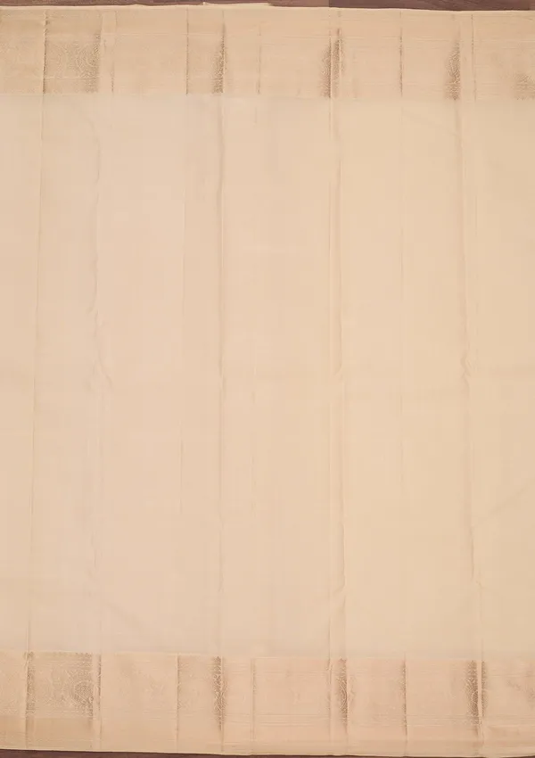 Cream_Silk_Jaal_Silver_Zariwork_Saree_With_Matching_Blouse_Piece