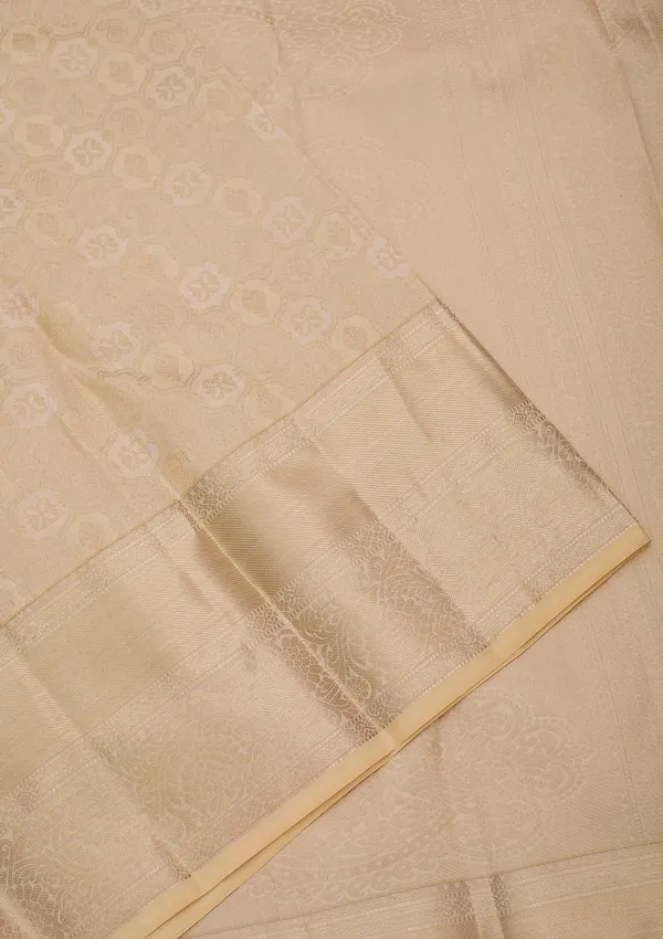 Cream_Silk_Jaal_Silver_Zariwork_Saree_With_Matching_Blouse_Piece