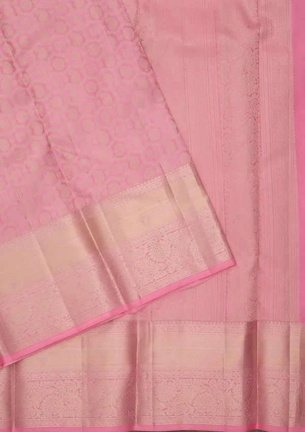 Pink_Kanjivaram_Pure_Silk_Saree