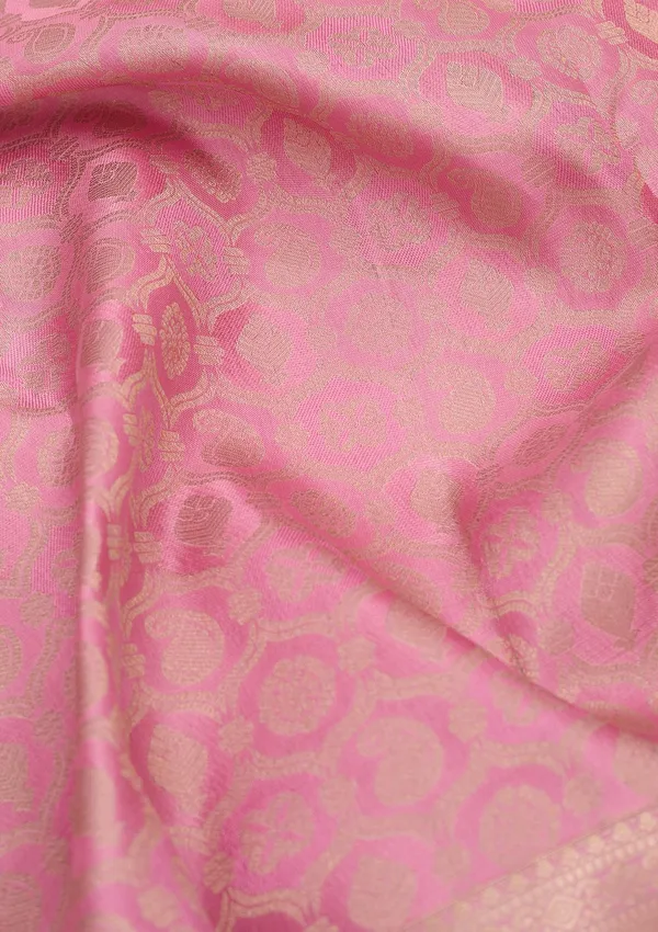 Pink_Kanjivaram_Pure_Silk_Saree
