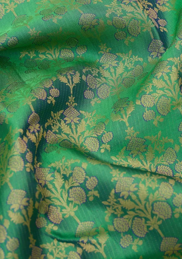Rama_Green_Dharmavaram_Pure_Silk_Saree
