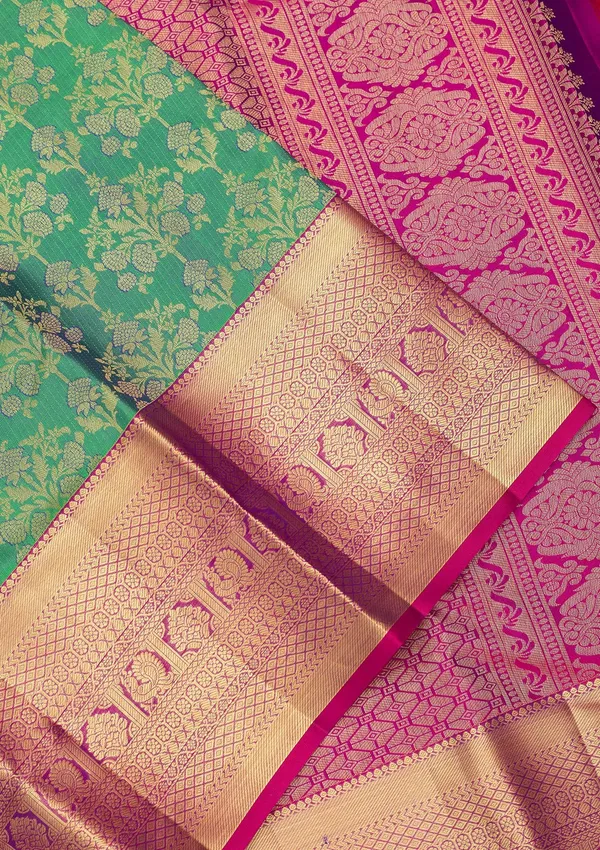 Rama_Green_Dharmavaram_Pure_Silk_Saree
