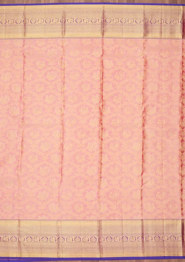 Pink_Kanjivaram_Pure_Silk_Saree