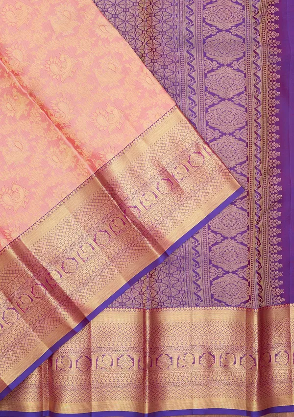 Pink_Kanjivaram_Pure_Silk_Saree