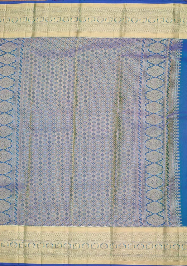 Turquoise_Blue_Kanjivaram_Pure_Silk_Saree