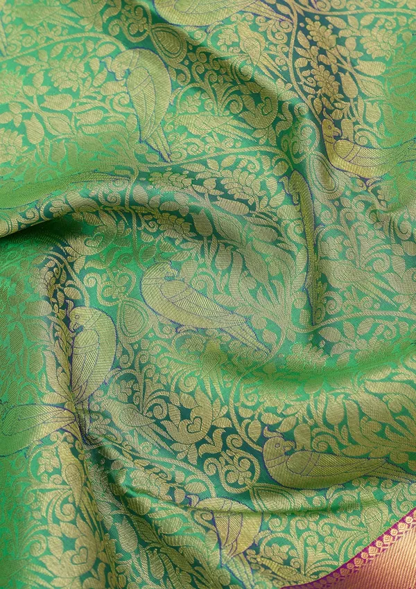 Rama_Green_Kanjivaram_Pure_Silk_Saree