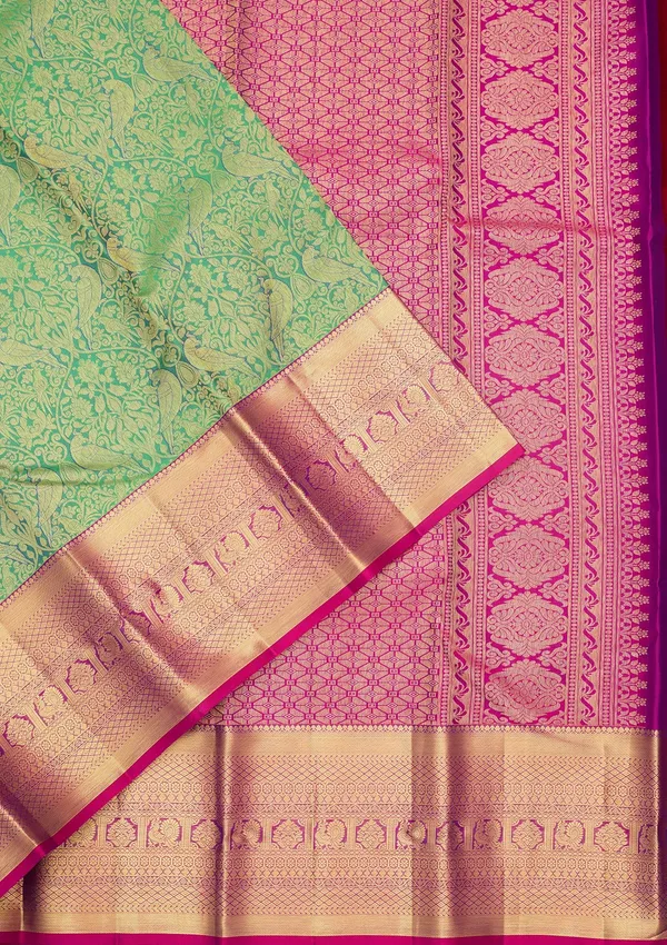 Rama_Green_Kanjivaram_Pure_Silk_Saree