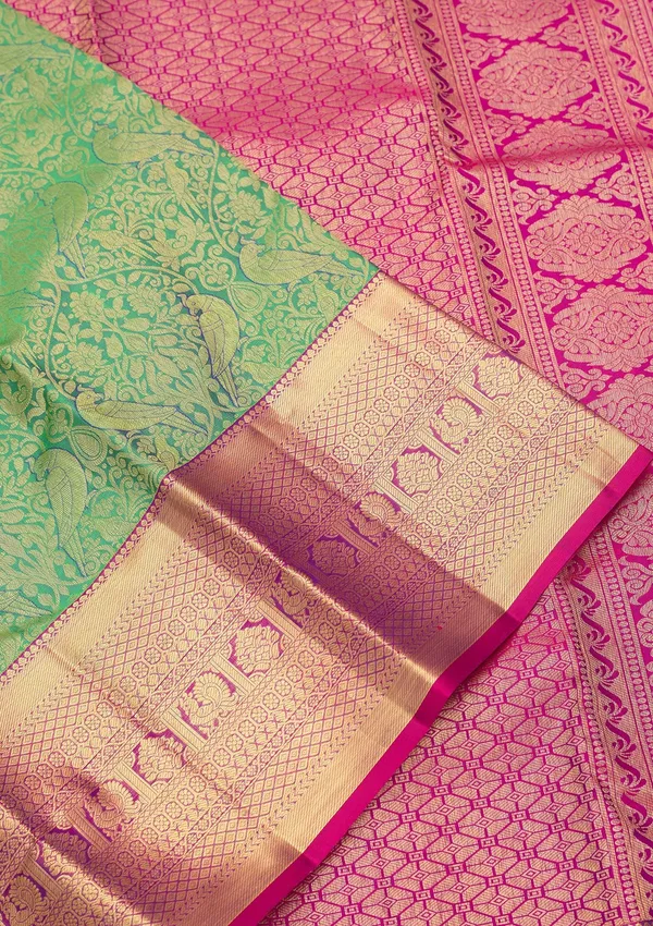 Rama_Green_Kanjivaram_Pure_Silk_Saree