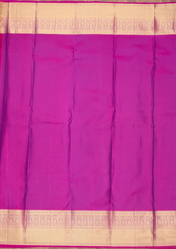 Peacock_Blue_Silk_Jaal_Saree_With_Matching_Blouse_Piece