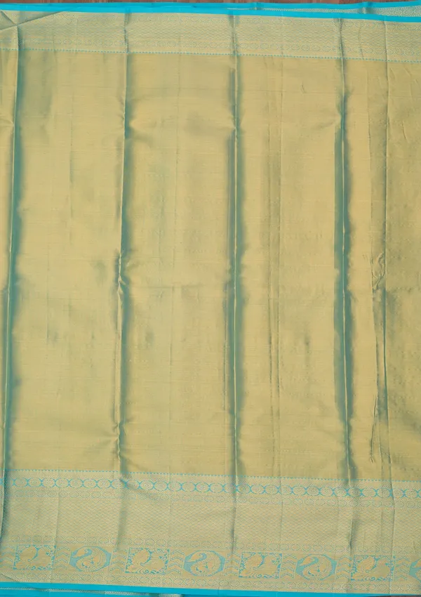 Sea_Green_Silk_Jaal_Saree_With_Matching_Blouse_Piece
