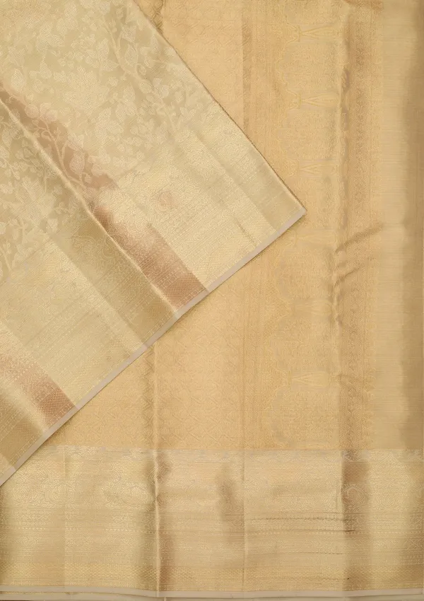 Pista_Green_Silk_Jaal_Saree_With_Matching_Blouse_Piece