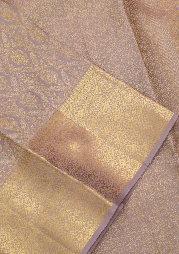 Grey_Silk_Jaal_Saree_With_Matching_Blouse_Piece