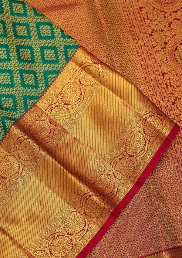 Rama_Green_Dharmavaram_Pure_Silk_Saree