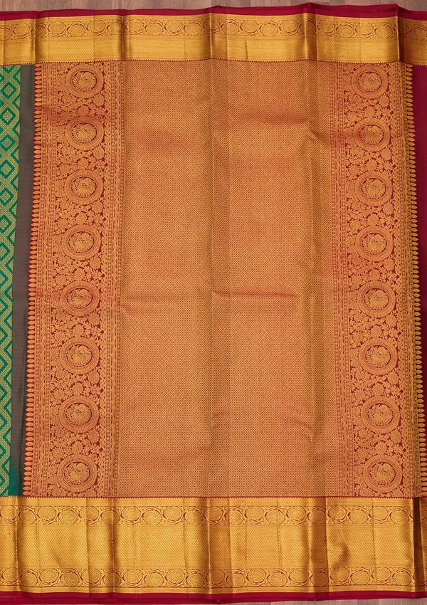 Rama_Green_Dharmavaram_Pure_Silk_Saree
